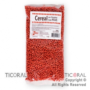 CEREAL CHOCOLATE COLOR ROJO X200GR ARGENFRUT CEREAL CHOCOLATE COLOR ROJO X200GR ARGENFRUT
